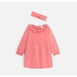 فستان متماسك فاخر وعصابة رأس متطابقة